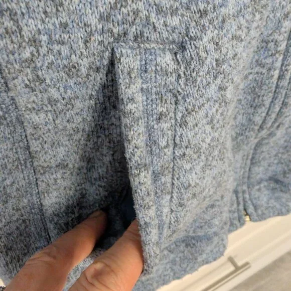 The North Face Crescent Sunset Hooded Full Zip Sweater S Gorpcore Cozy Minimal - Picture 4 of 13